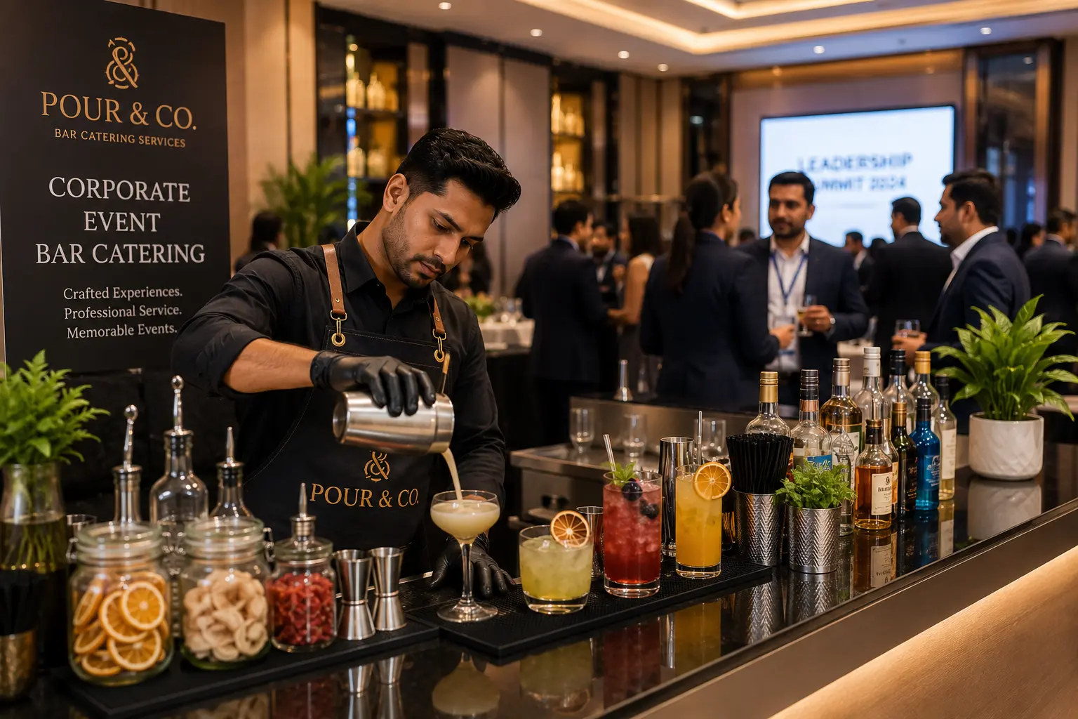 Corporate Event Bar Catering in Delhi NCR: What Actually Makes a Bar Work at a Business Event