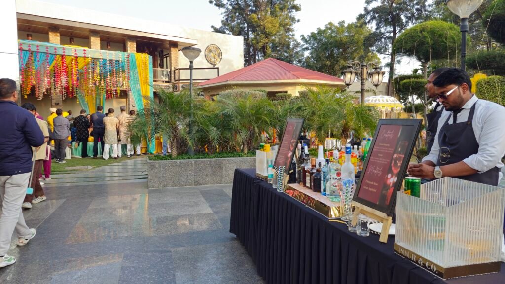 The standard wedding bar gets a premium upgrade with the introduction of Pour & Co.’s custom 'Haldi Mixology Lab' concept, designed to bring an experiential beverage service to the pre-wedding festivities.