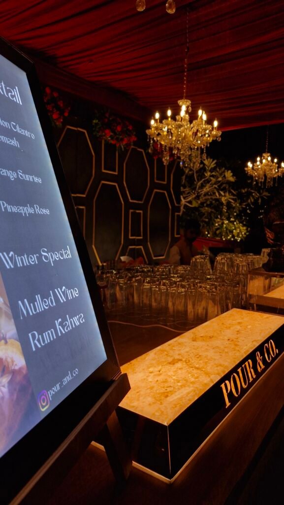 Udaipur Luxury Wedding Cocktail Party Bar Services, Top Bartenders in Udaipur